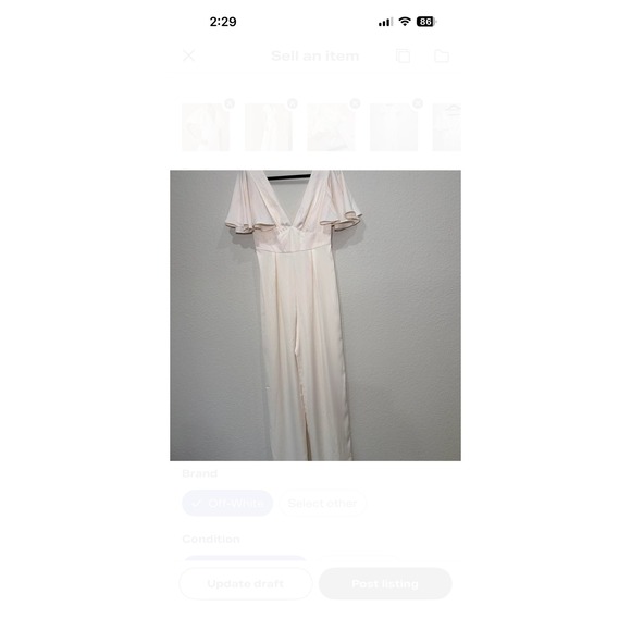 Sachin & Babi Bohemian Emmie Jumpsuit WOmen's Size 4 - Picture 4 of 7